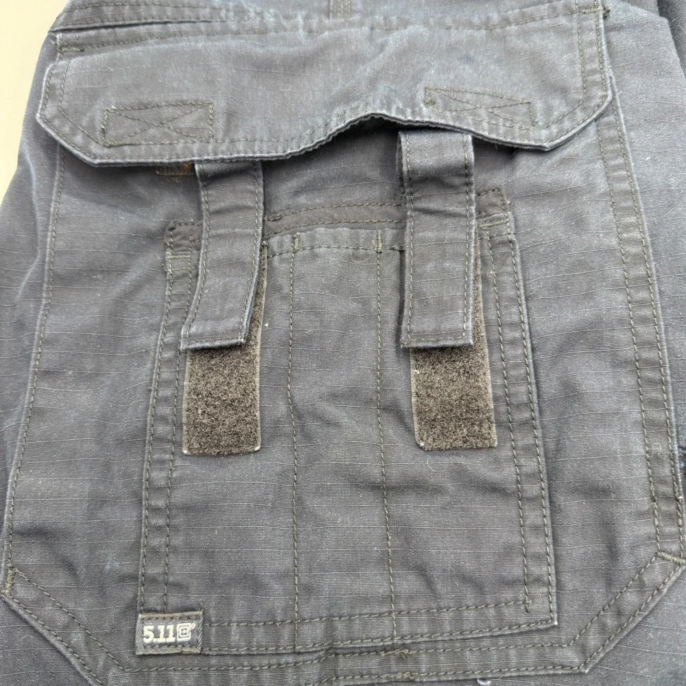 5.11 Tactical Taclite EMS Pants Mens Dark Navy Blue Ripstop Cargo Work 36x34